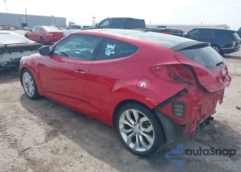 2013 Hyundai Veloster Base W/Black z USA, uszkodzony, nr VIN KMHTC6AD3DU163518